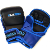 Blue Shield MMA Style Gloves